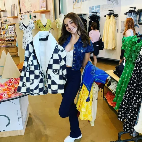 wearethedavises Instagram post about Back to school shopping