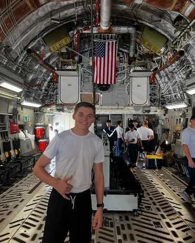 wearethedavises Instagram post about College and ROTC experience