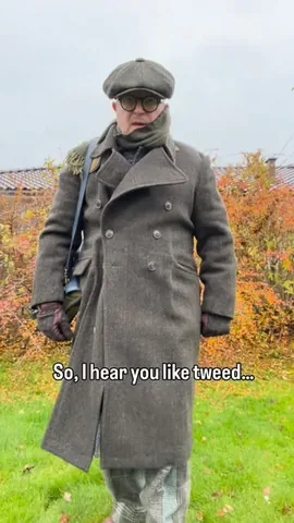 welldresseddad Instagram post about Tweed outfit showcase
