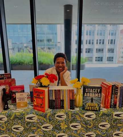 wellreadblackgirl Instagram post about Community book swap