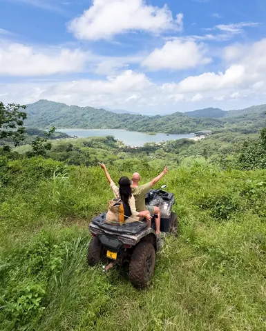 weloveourlife Instagram post about Taha’a ATV adventure