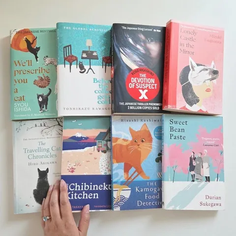 whatsallyreadnext Instagram post about Japanese fiction recommendations