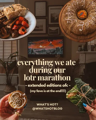 whatshotblog Instagram post about Lord of the Rings themed marathon