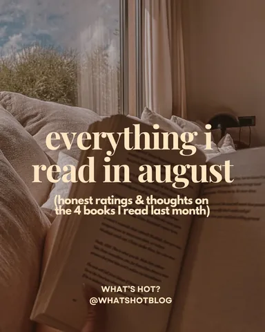 whatshotblog Instagram post about August reading roundup
