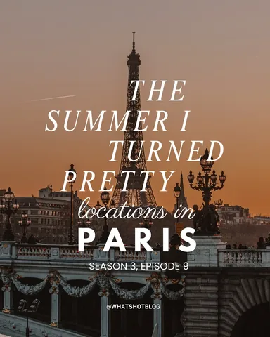 whatshotblog Instagram post about The Summer I Turned Pretty filming locations in Paris