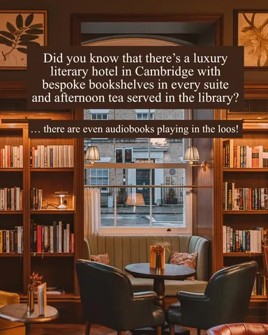 whatshotblog Instagram post about University Arms literary hotel