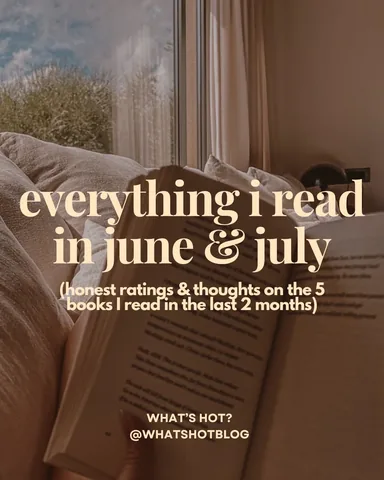 whatshotblog Instagram post about June and July reading roundup