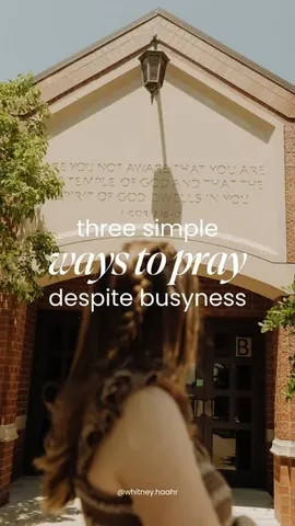 whitney.haahr Instagram post about Simple prayer