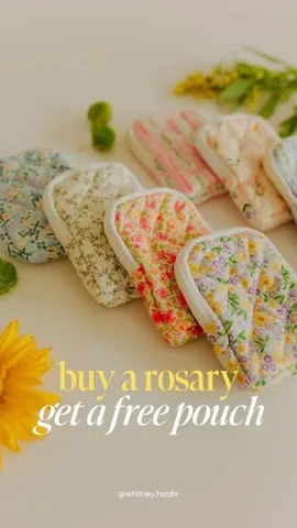 whitney.haahr Instagram post about Back to school rosary promotion