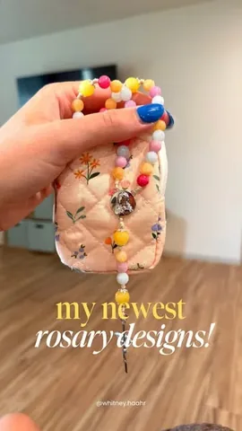 whitney.haahr Instagram post about Saint rosaries