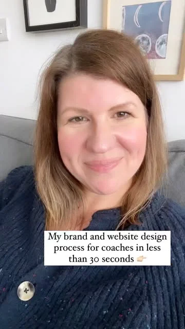 wholeheartedlylaura Instagram post about Brand and website design process