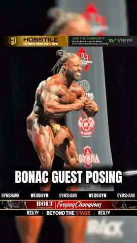 william_bonac Instagram post about Guest posing and fitness promotions