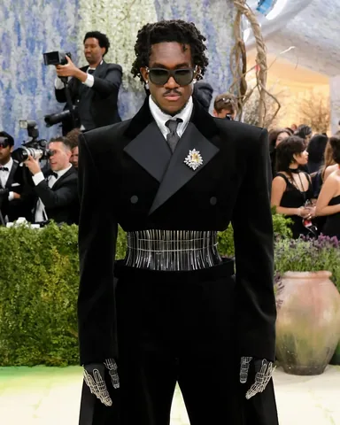 wisdm Instagram post about Custom Met Gala fashion look
