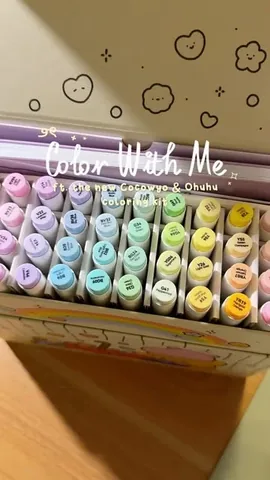 wisteriem Instagram post about Portable coloring kit