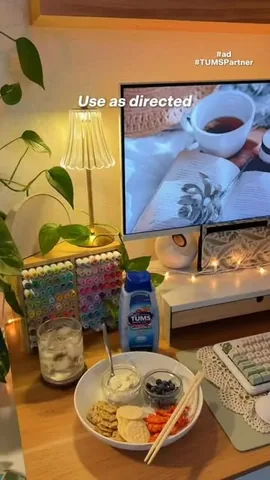 wisteriem Instagram post about TUMS heartburn relief product