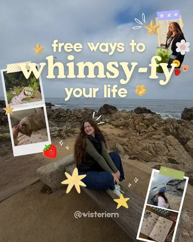 wisteriem Instagram post about Everyday whimsy