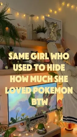 wisteriem Instagram post about Pokémon gaming setup