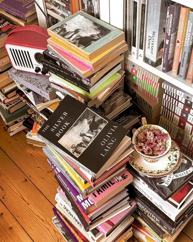 wordchild Instagram post about The Silver Book by Olivia Laing