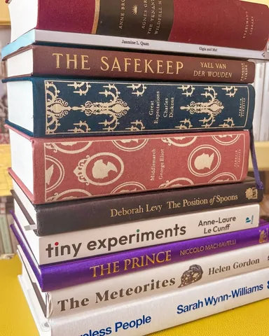 wordchild Instagram post about Current reading list and book impressions