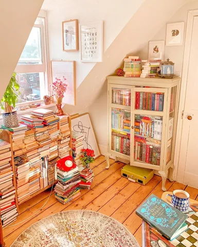 wordchild Instagram post about Home library memories