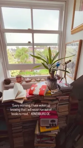 wordchild Instagram post about Rainy weather and moving a library