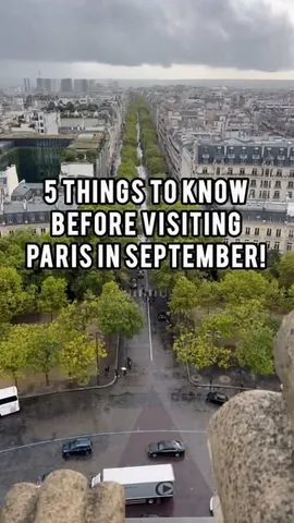 worldwidehoneymoon Instagram post about Paris September travel guide
