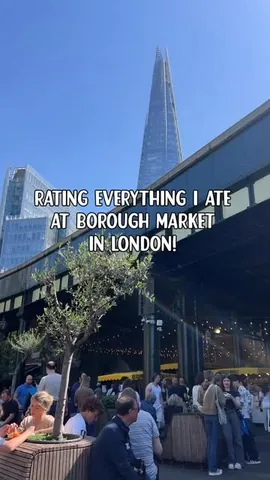 worldwidehoneymoon Instagram post about Borough Market food review
