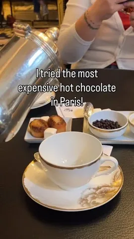 worldwidehoneymoon Instagram post about Paris hot chocolate review