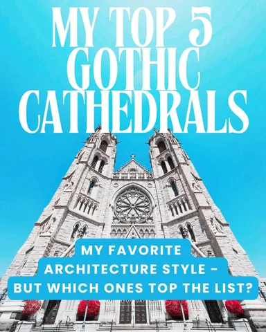 worthyofagape Instagram post about Favorite Gothic cathedrals in the United States