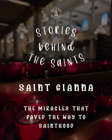 worthyofagape Instagram post about Saint Gianna's canonization miracle