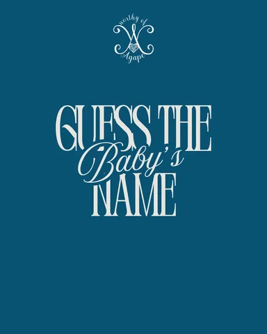 worthyofagape Instagram post about Catholic baby name guessing game
