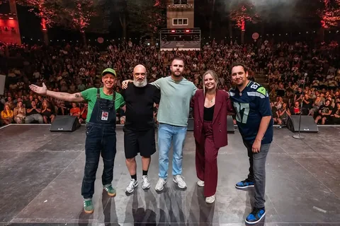 xanderycke Instagram post about Comedyoptredens in OLT Rivierenhof