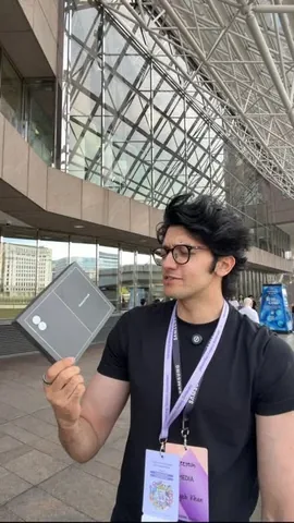 xeetechcare Instagram post about Galaxy Z Fold 8 unboxing