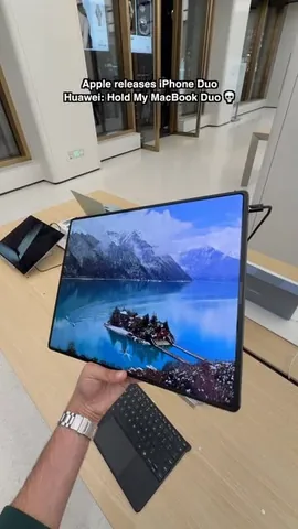 xeetechcare Instagram post about Huawei MacBook Duo