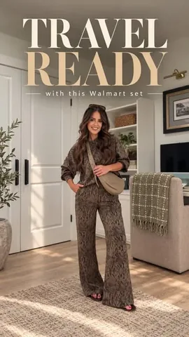 xosimplylo Instagram post about Walmart travel outfit