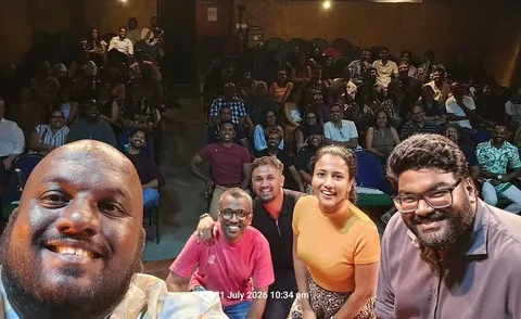yoshanthesailingcomedian Instagram post about Comedy event