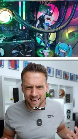 zachstechturf Instagram post about PC benchmarking humor