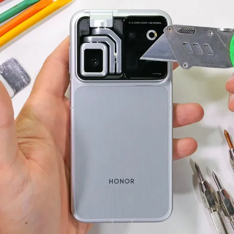 zacksjerryrig Instagram post about Honor smartphone technology