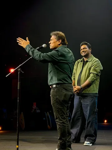 zakirkhan_208 Instagram post about Johnny Lever attending Papa Yaar