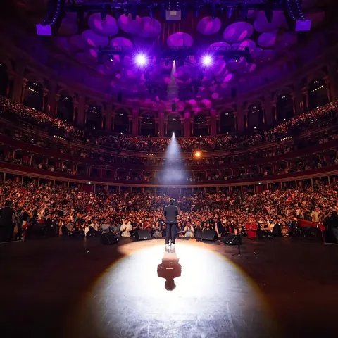 zakirkhan_208 Instagram post about Zakir Khan's Royal Albert Hall performance