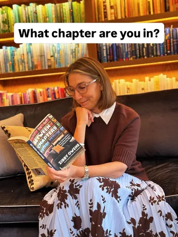 zibbyowens Instagram post about Between Chapters