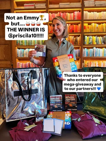 zibbyowens Instagram post about Giveaway winner