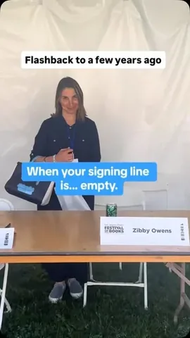 zibbyowens Instagram post about Book tour invitation